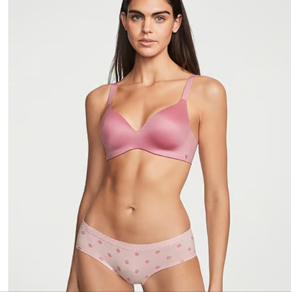 Victoria Secret -Dual Pink Polka dot Hiphugger Hipster (XXL) - Picture 1 of 1